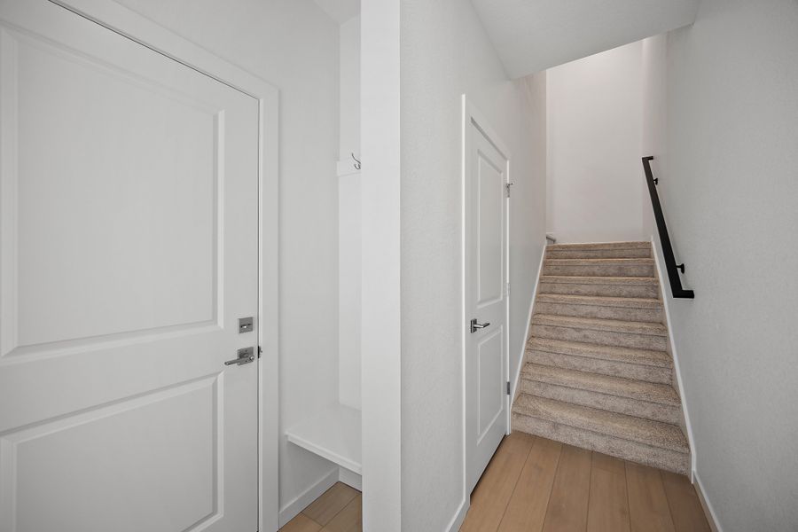 Spacious, unfurnished interior of a new home in Lyric at RidgeGate Townhomes, Lone Tree (Image 25).