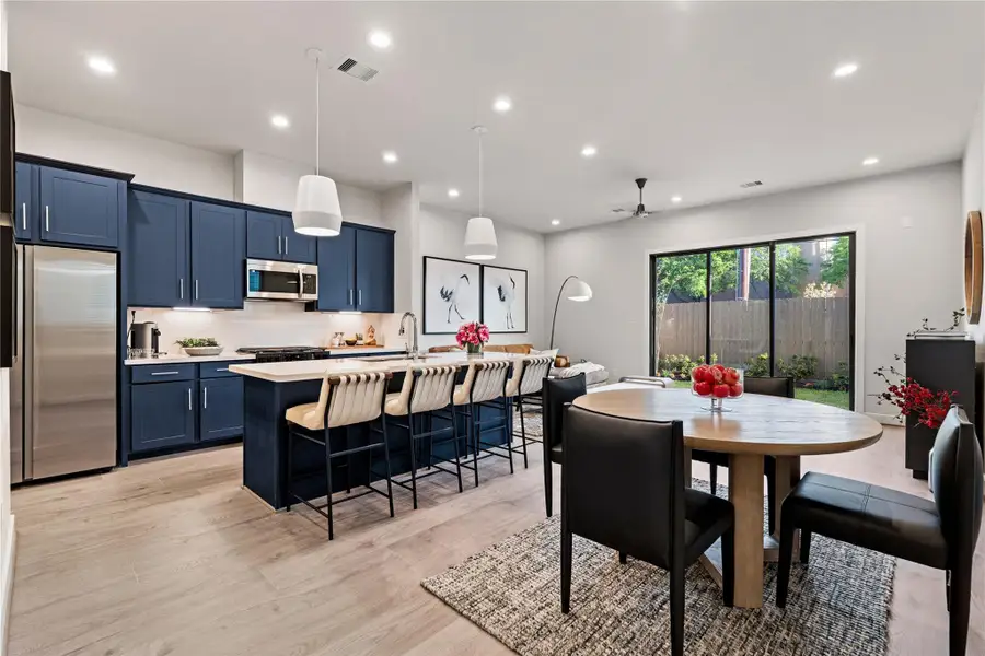 Furnished interior view inside a new home in Willowbend Point, Houston (Image 24).