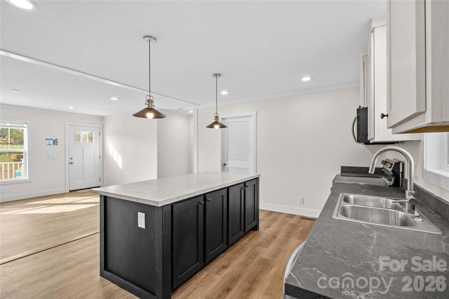 Furnished interior view inside a new home in , Hamptonville (Image 7).