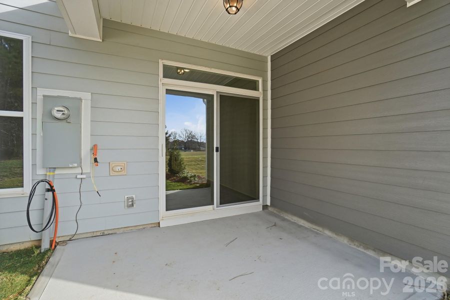 Exterior details and patio area of a home in , Waxhaw (Image 3).