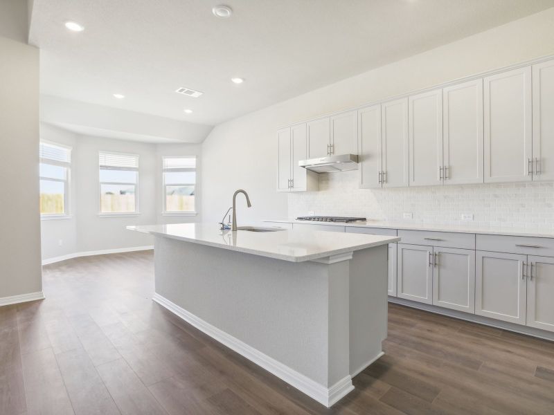 Furnished interior view inside a new home in Opal Meadows, Kyle (Image 3). Furnished interior view inside a new home in Opal Meadows, Kyle (Image 3).