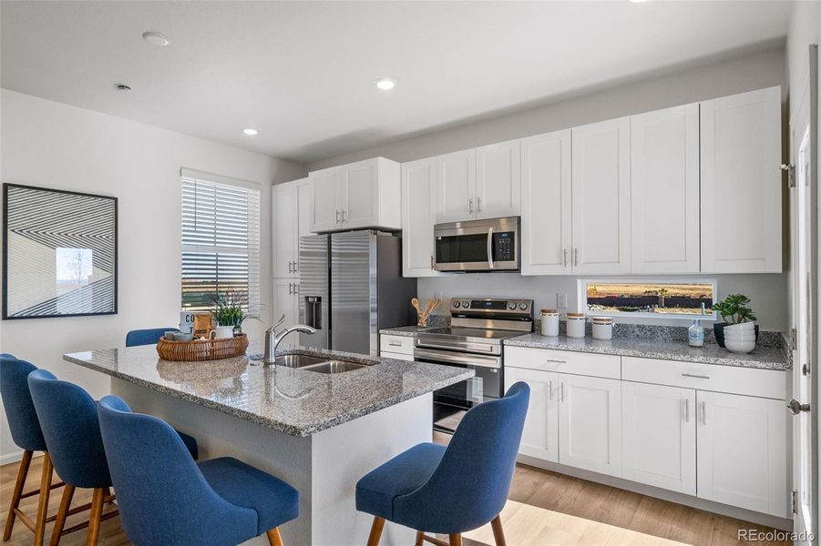 Furnished interior view inside a new home in , Aurora (Image 4).