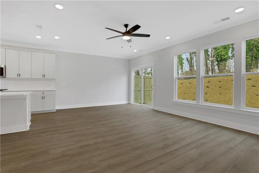 Spacious, unfurnished interior of a new home in Villas at Dawsonville Townhomes, Dawsonville (Image 17).