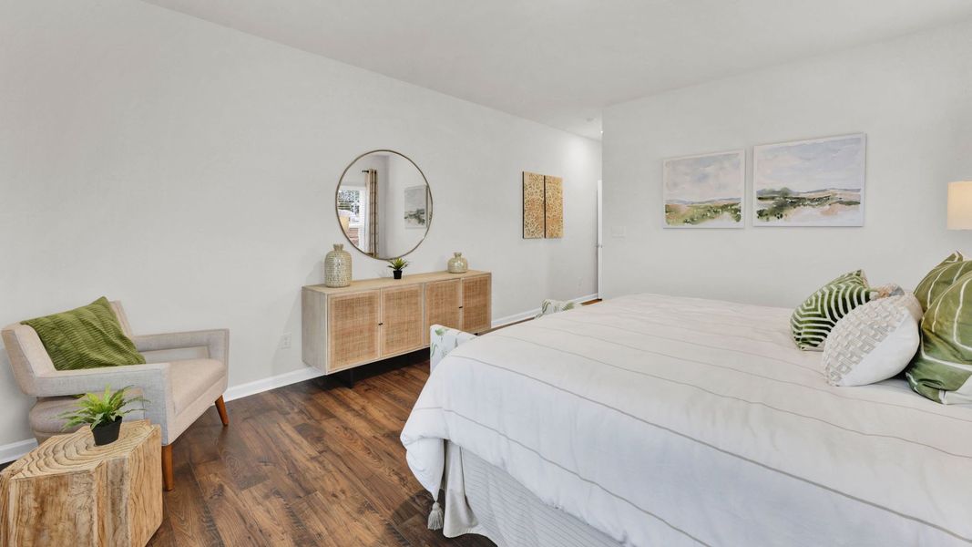 Representative furnished interior of a home built from the Denton by D.R. Horton in Millstone Village, Morristown (Image 34).