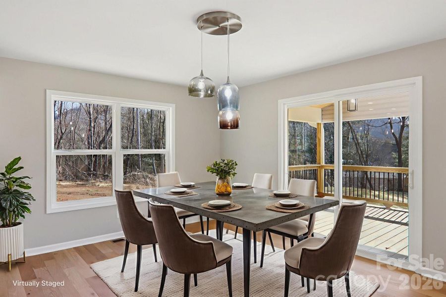 Furnished interior view inside a new home in , Candler (Image 9). Furnished interior view inside a new home in , Candler (Image 9).