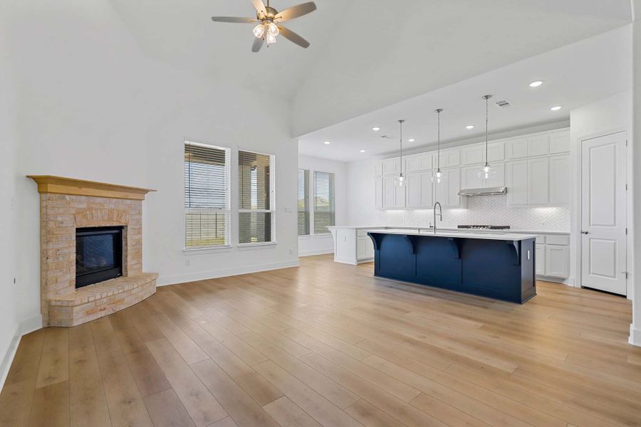 Representative Family Room - some options shown