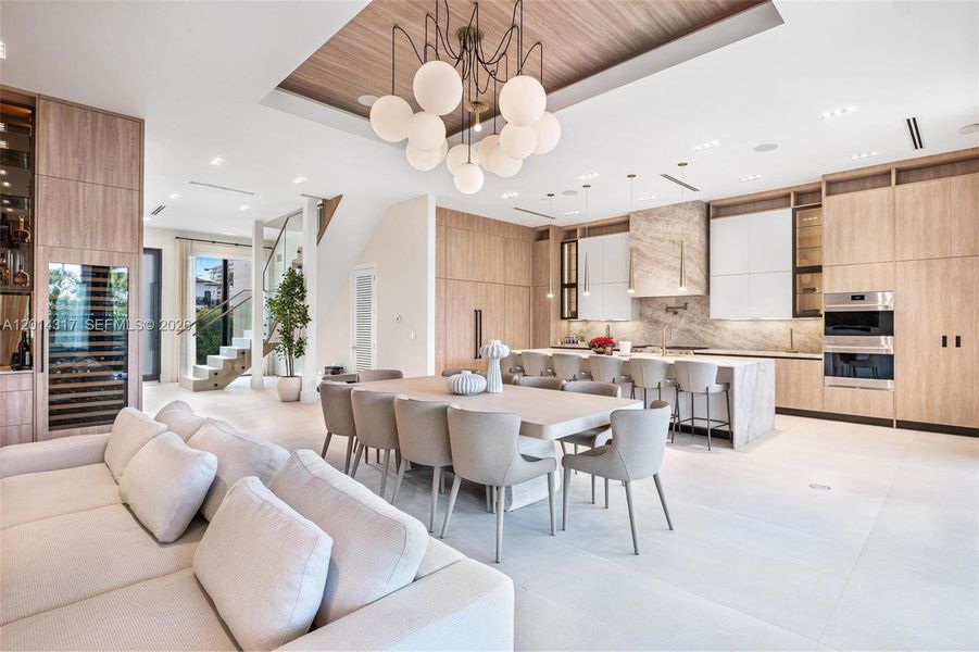 Furnished interior view inside a new home in , Surfside (Image 9).