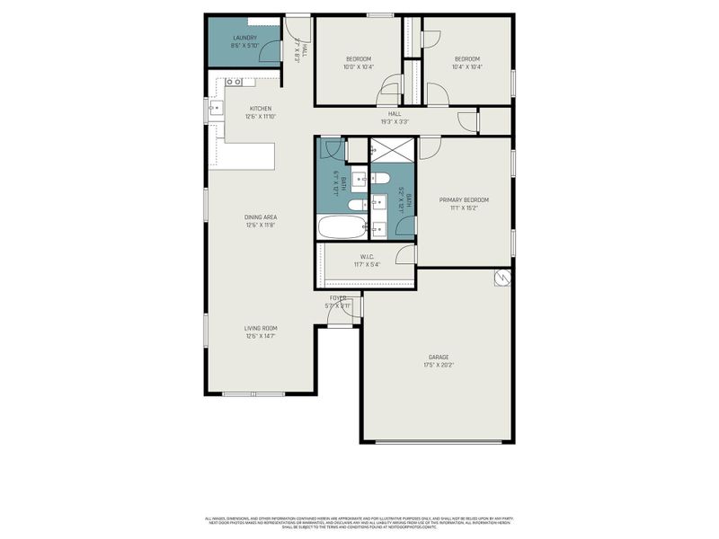 2D floor plan layout of this home in , La Marque, TX (Image 5).