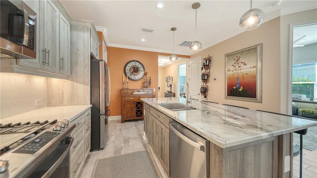 Furnished interior view inside a new home in , Sarasota (Image 6).