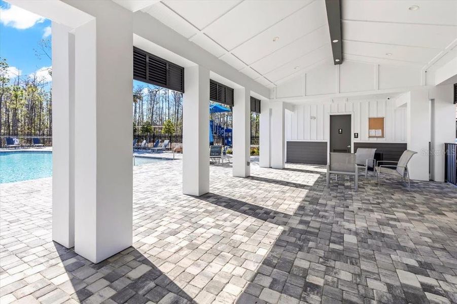 Exterior details and patio area of a home in Woodhaven, Port Orange (Image 32). Exterior details and patio area of a home in Woodhaven, Port Orange (Image 32).