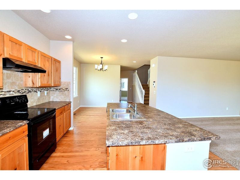 Furnished interior view inside a new home in Union Colony West, Greeley (Image 11).
