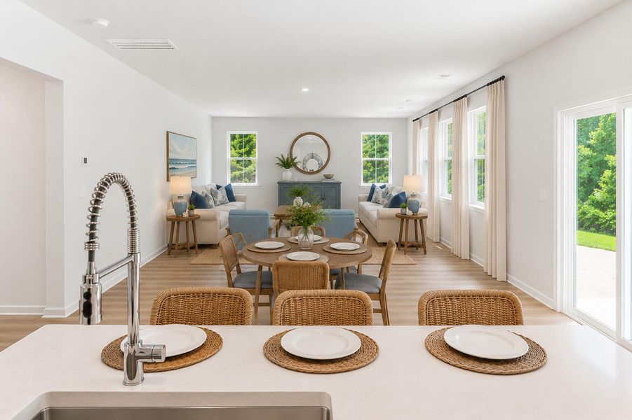 Furnished interior view inside a new home in Limehouse Village: Arbor Series, Summerville (Image 41).