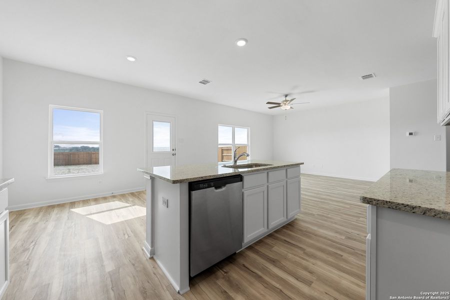 Furnished interior view inside a new home in Rosewood Estates, Lytle (Image 3). Furnished interior view inside a new home in Rosewood Estates, Lytle (Image 3).