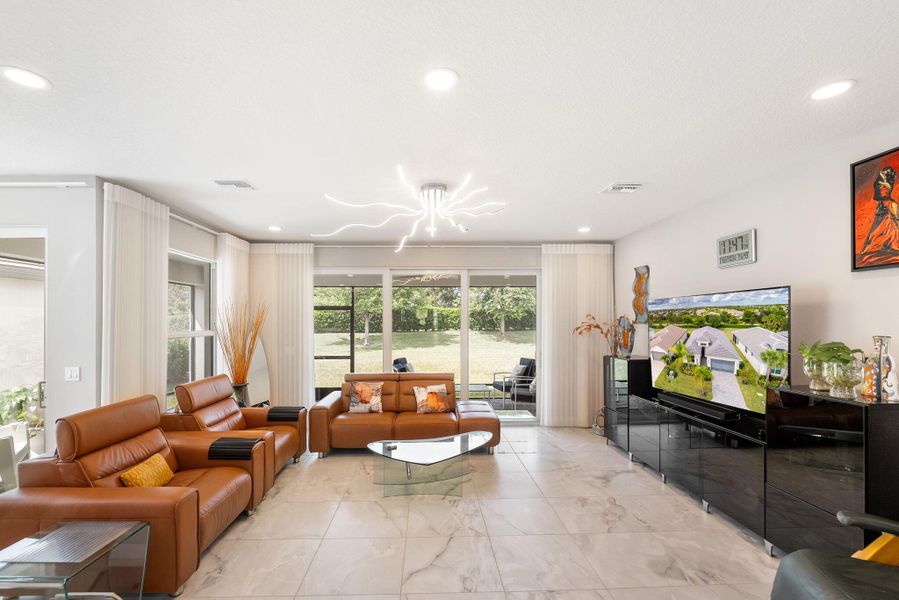 Furnished interior view inside a new home in , Port St. Lucie (Image 17).