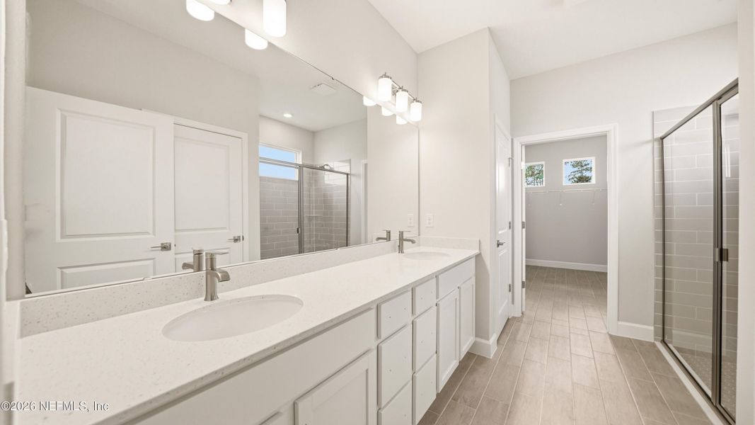 Furnished interior view inside a new home in , Palm Coast (Image 31).