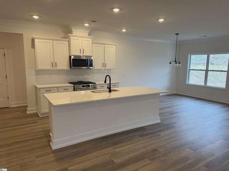 Furnished interior view inside a new home in Hidden Lake Estates, Greenville (Image 7).