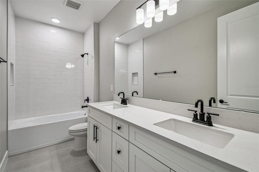 Furnished interior view inside a new home in Solace at Corner Lake, Orlando (Image 11).