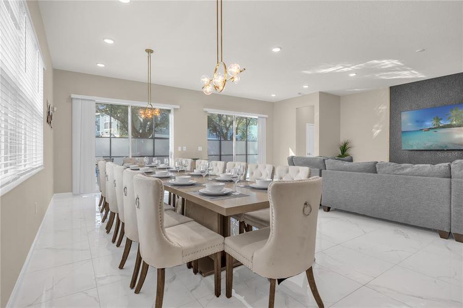 Furnished interior view inside a new home in , Kissimmee (Image 11).