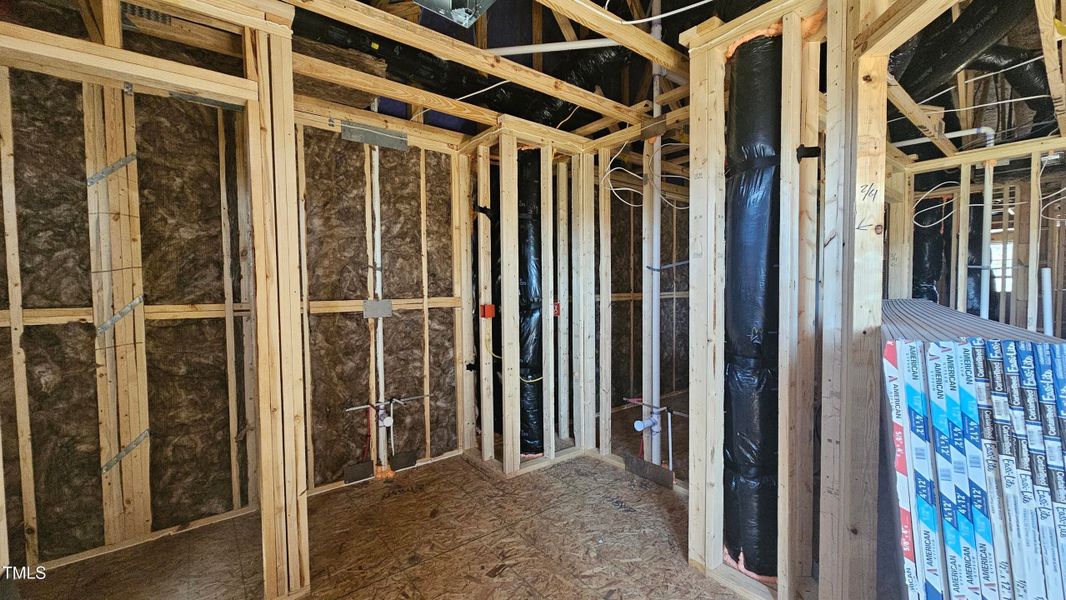 In-progress construction of a new home in Springvale, Willow Spring, NC (Image 60). In-progress construction of a new home in Springvale, Willow Spring, NC (Image 60).