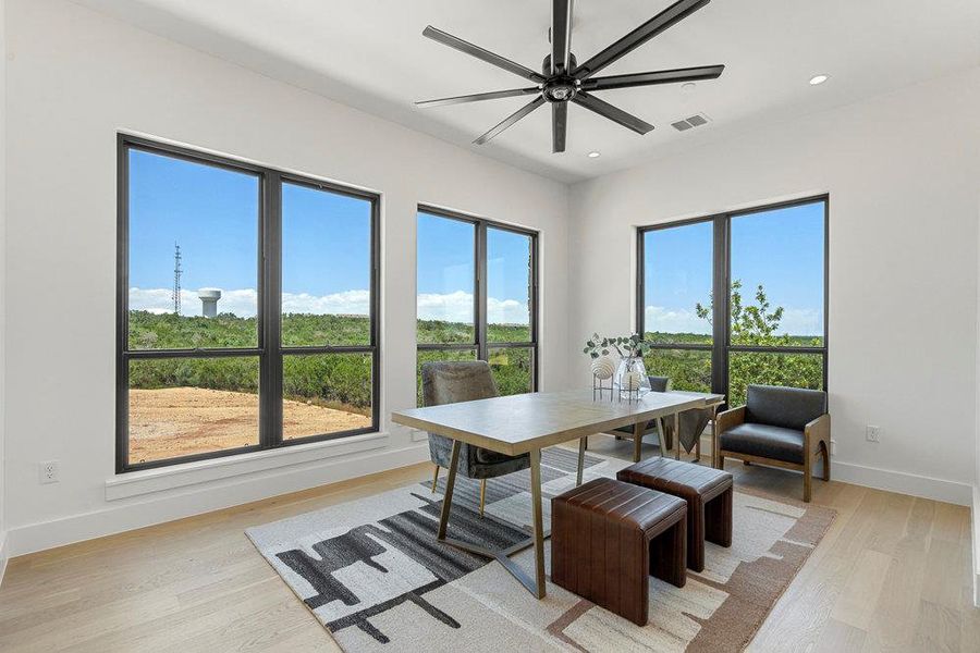 Furnished interior view inside a new home in Milky Way at River Place, Austin (Image 7).