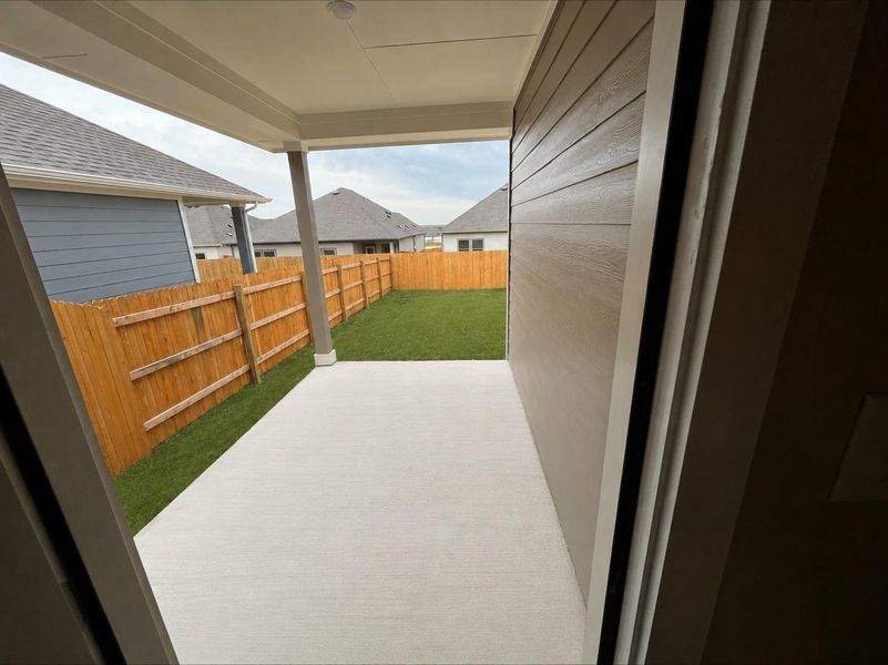 Rear Covered Patio Rear Covered Patio