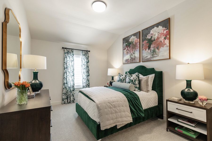 Representative Secondary Bedroom - some options shown
