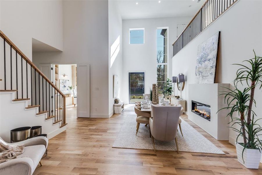 Furnished interior view inside a new home in , Dallas (Image 15). Furnished interior view inside a new home in , Dallas (Image 15).