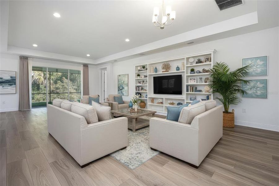 Furnished interior view inside a new home in , Palmetto (Image 9).