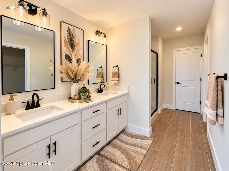 Furnished interior view inside a new home in St. John's Preserve, Palm Bay (Image 9).