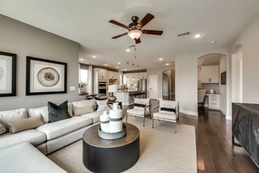 Representative furnished interior of a home built from the Chilton by Pulte Homes in Spring Branch Preserve, Montgomery (Image 31).