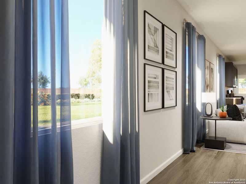 Furnished interior view inside a new home in Katzer Ranch, Converse (Image 10).