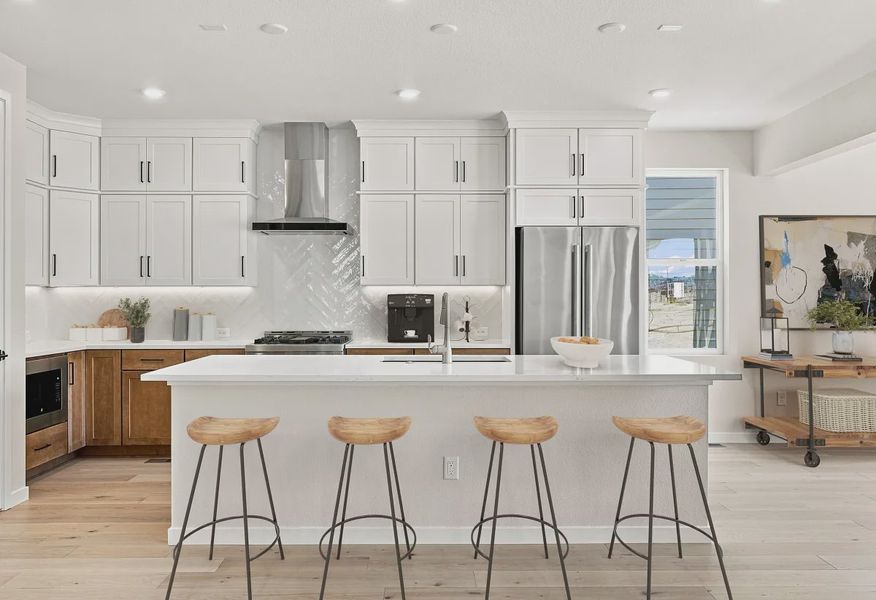 Homesite 8 Kitchen - Virtually Staged - 9 of 20