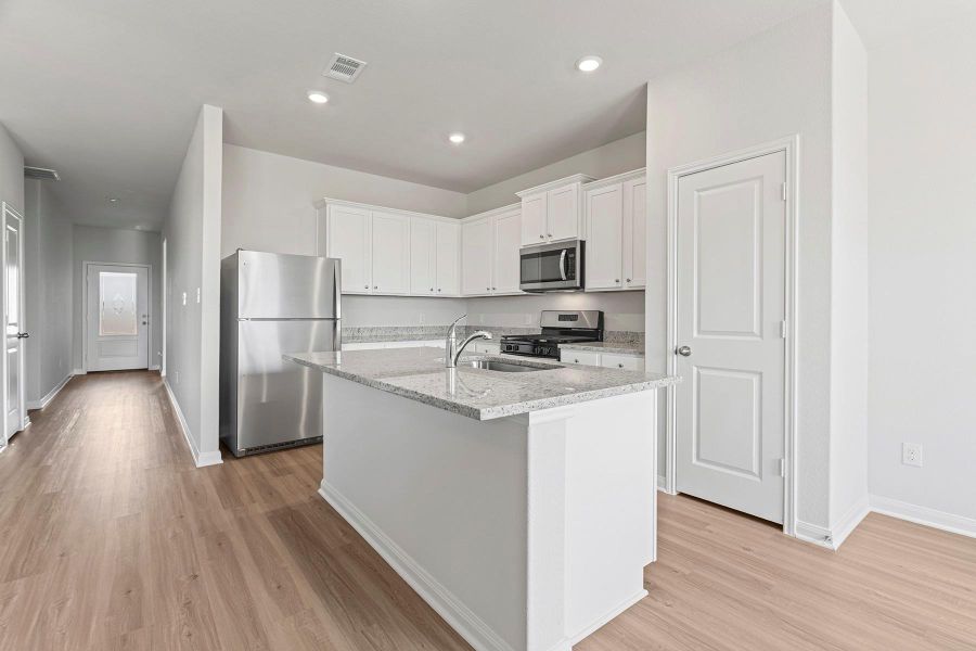 Furnished interior view inside a new home in Emberly, Beasley (Image 3).