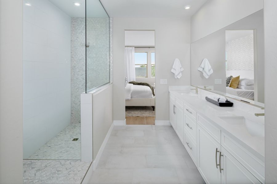 Representative furnished interior of a home built from the Irwin by Beazer Homes in Marbella at Windrose, Litchfield Park (Image 5).