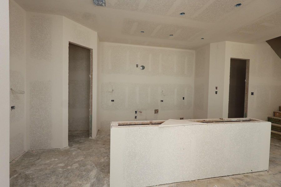 In-progress construction of a new home in Jubilee - Grove Row Collection, Hockley, TX (Image 6).