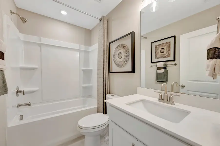 Representative furnished interior of a home built from the Addison by Beazer Homes in Friendship Village Townhomes, Apex (Image 11). Representative furnished interior of a home built from the Addison by Beazer Homes in Friendship Village Townhomes, Apex (Image 11).