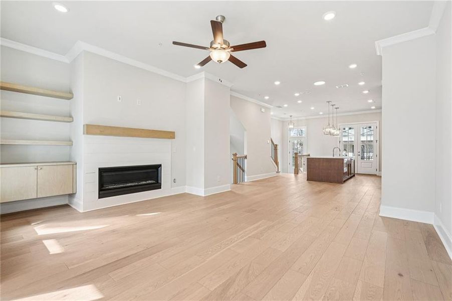 Spacious, unfurnished interior of a new home in Byers Park, Alpharetta (Image 42).
