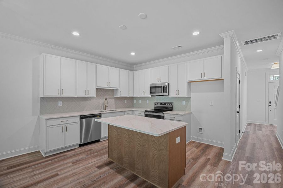 Furnished interior view inside a new home in , Charlotte (Image 9).