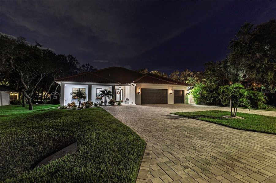 Front exterior of a new home in , Tarpon Springs, FL, highlighting curb appeal (Image 2).