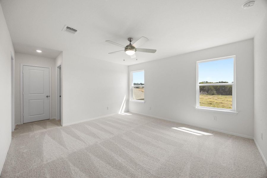 Spacious, unfurnished interior of a new home in Retreat at San Gabriel, Georgetown (Image 28). Spacious, unfurnished interior of a new home in Retreat at San Gabriel, Georgetown (Image 28).