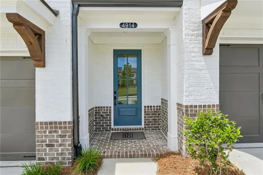 Exterior details and patio area of a home in , Buford (Image 23).