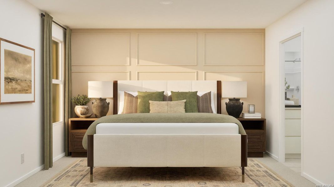 Furnished interior view inside a new home in Grace Valley, Marion (Image 12).