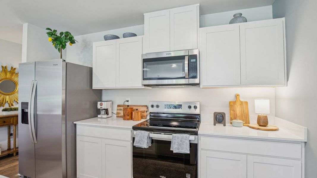 Furnished interior view inside a new home in Parkside Point, Portland (Image 18).