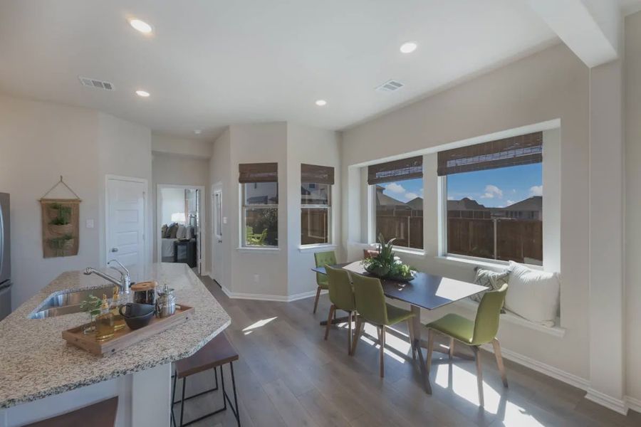 Furnished interior view inside a new home in Bel Air Village, Sherman (Image 8). Furnished interior view inside a new home in Bel Air Village, Sherman (Image 8).