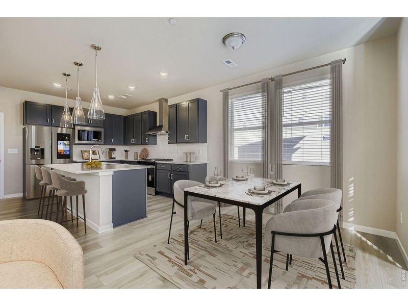 Furnished interior view inside a new home in , Fort Collins (Image 11).