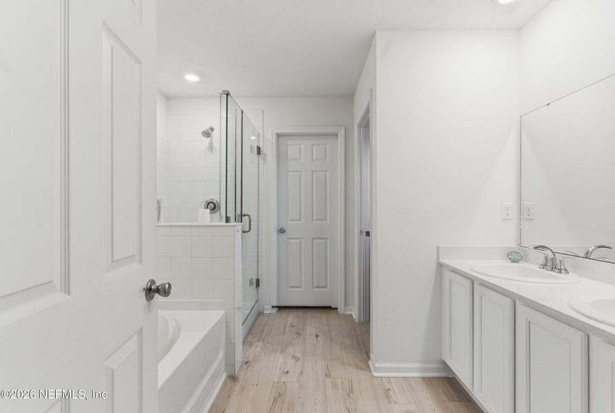 Furnished interior view inside a new home in , St. Johns (Image 36).