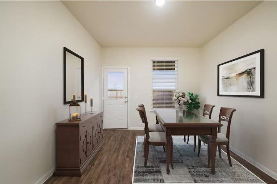 MODEL HOME images may NOT be consistent with the finished product.