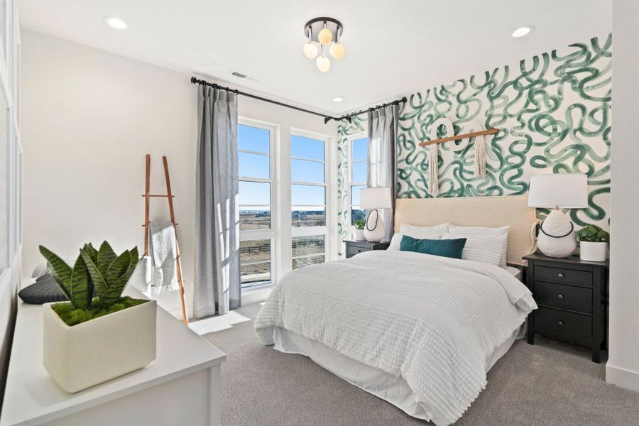 Representative furnished interior of a home built from the 4 by Trumark Homes in Festival at RainDance, Windsor (Image 8).