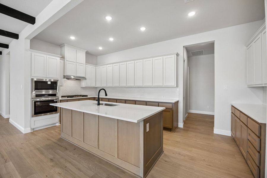 Furnished interior view inside a new home in Mayfield Farms, Arlington (Image 7).