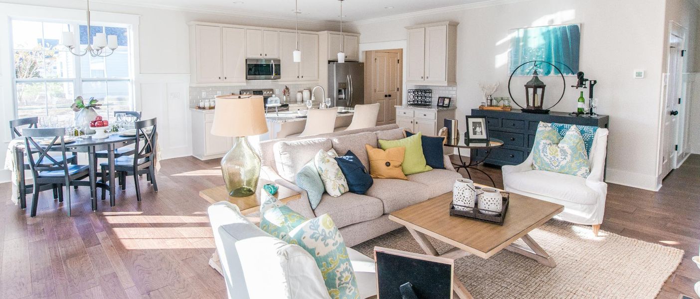 Representative furnished interior of a home built from the Kauai by Bill Clark Homes in Osprey Landing, Southport (Image 10). Representative furnished interior of a home built from the Kauai by Bill Clark Homes in Osprey Landing, Southport (Image 10).